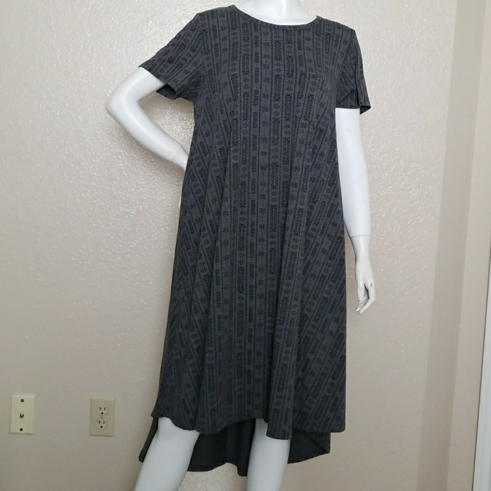 LulaRoe Gray Aztec Carly